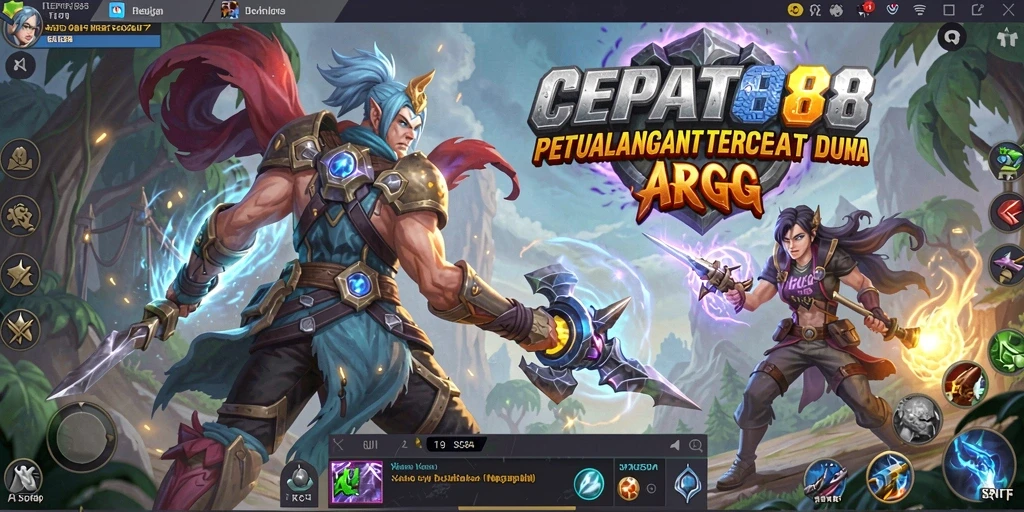 Tampilan gameplay ARPG yang mendebarkan di <strong>CEPAT88</strong> dengan pertarungan epic.