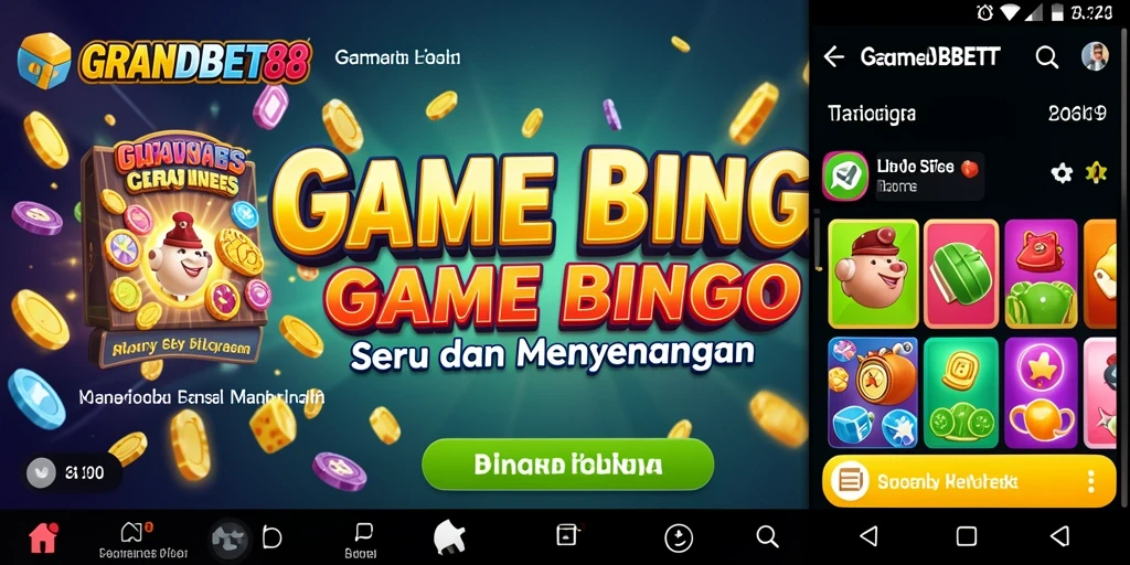 Screenshot dari gameplay seru GRANDBET88 saat bermain Bingo.