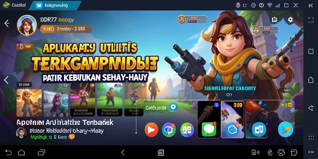 Tampilan utama IDR77 dengan fitur utilitas yang praktis.