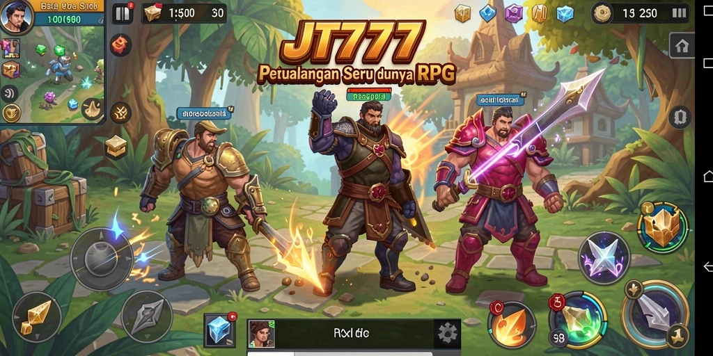 Tampilan gameplay dari <strong>JT777</strong> yang menampilkan aksi seru dalam dunia RPG.