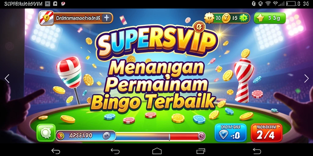 Tampilan menarik dari gameplay SUPERSVIP Bingo yang seru dan mengasyikkan.