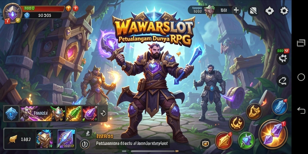 Gambaran menarik dari gameplay seru WAWARSLOT di dunia RPG.