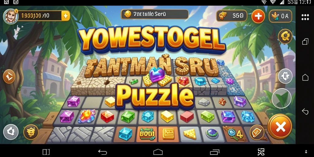 Tangkapan layar YOWESTOGEL dengan gameplay penuh tantangan teka-teki.