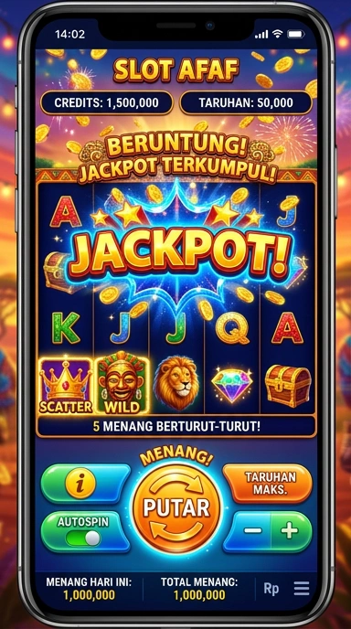 Tampilan layar utama aplikasi afaf yang menarik dan mudah dinavigasi.